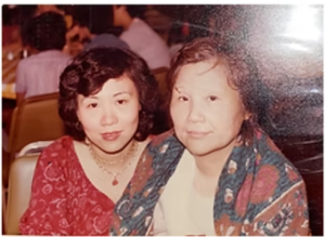 Louisa e Amélia juntas, foto antiga
